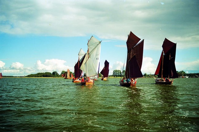 Boote auf dem Bodden