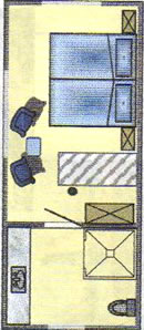 Grundriss Obergeschoss Ferienwohnung Schwalbennest